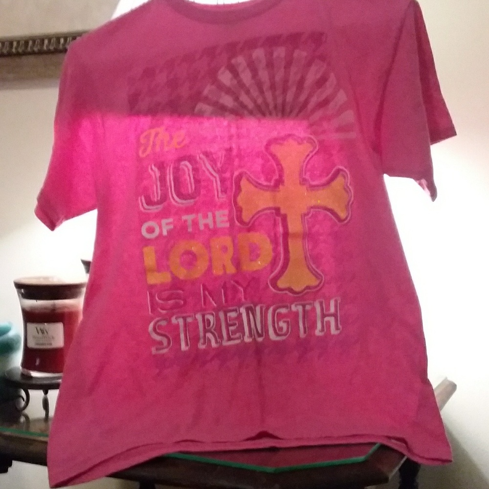 🆕️WOT~ Girls Scripture Tee - Picture 3 of 4
